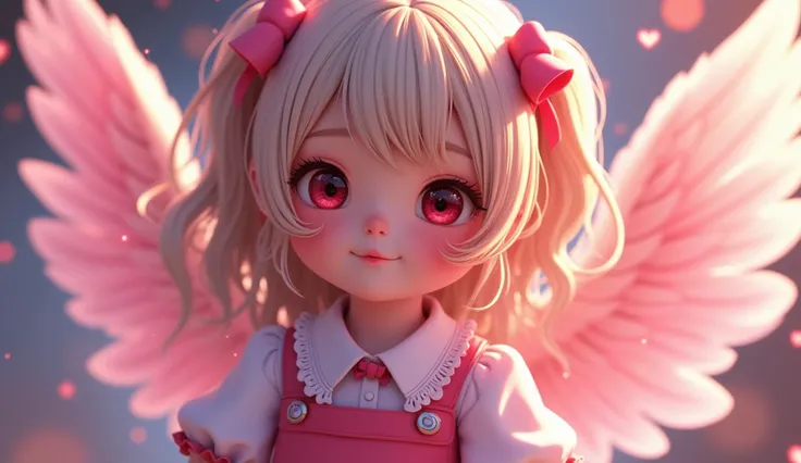 ( masterpiece : 1.2), ( very detailed: 1.2), ( very detailed CG: 1.2), ( high image quality: 1.2), (最 high image quality), 8k, Animated Illustrations , 、 beautiful girl、very cute angel、 pink gothic dress 、cute、baby face、smile、