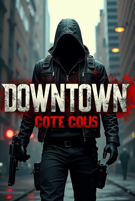 The image of the game logo is the DOWN TOWN logo with a weapon