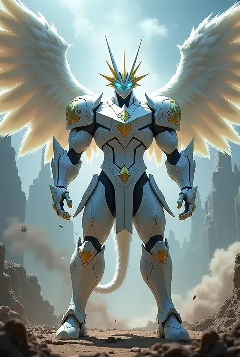 Angemon Digimon in battle pose