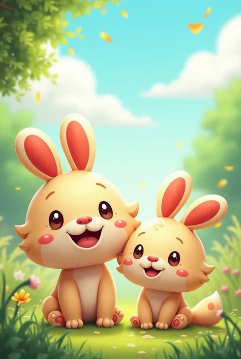 A cute cartoon，Happy and cute expression， simple and clear design ，IP Image， advanced natural color scheme ，Bright，Cute and colorful， detailed character design，beauty，Cartoon realism ，Interesting character set， ray tracing-s 750- 