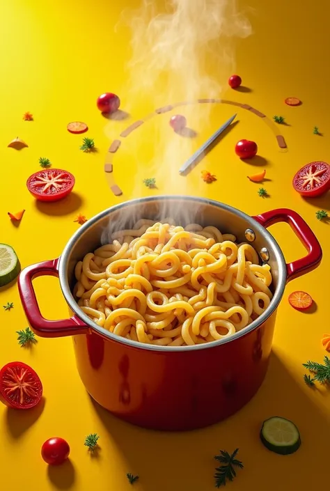 
Aqui vai um prompt super detalhado e criativo que podes usar diretamente num gerador de imagens de IA para a tua campanha de "Momentos Rápidos e Práticos" da Maggi:

Prompt (em português):
"Uma imagem publicitária vibrante e moderna para a campanha de Mom...