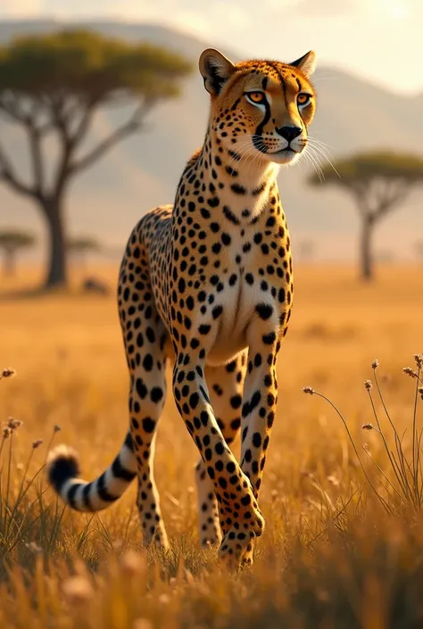 A beautiful cheetah 