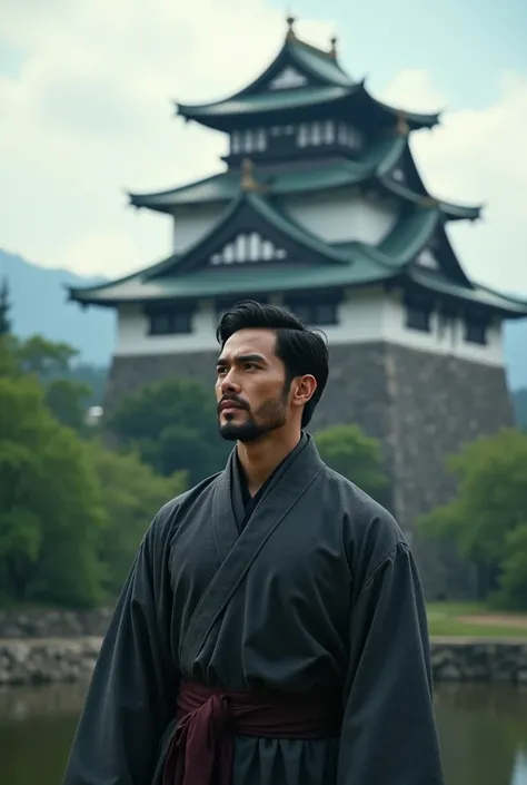 Matsumoto Castle นากาโน่ ,, 1 man ,stand,handsome