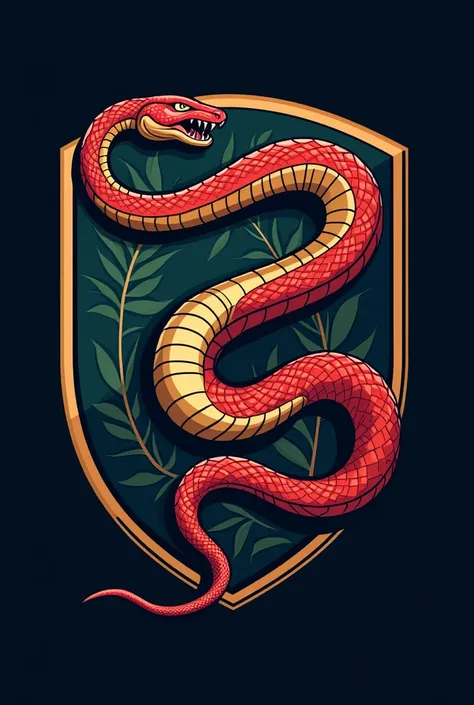 I want you to generate an image of a snake or several snakes that says the name of Jichis FC and well, that is striking, that it is beautiful and that it has to do with football, with a football shield.