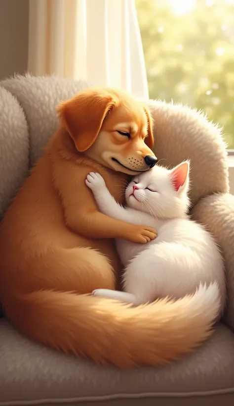 Cat love dog