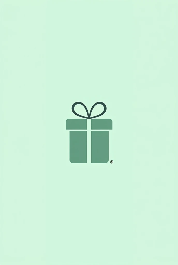 A minimal unique gift shop logo for the company “Gift Nestify”. The slogan is “Nest The Joy”. The logo colour is sea green and a clean background and it should represent the luxury. And it it understandable that it is a gift shop logo