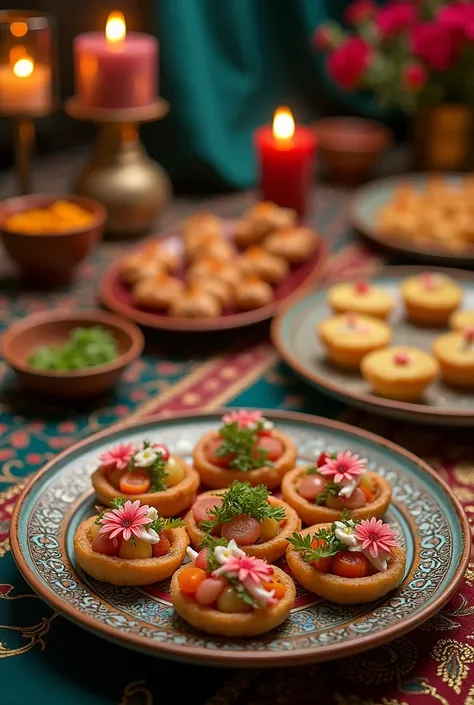 Finger food with the ideaof yalda and creative