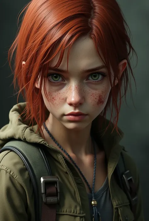 A realistic image of Ellie from the Last of Us