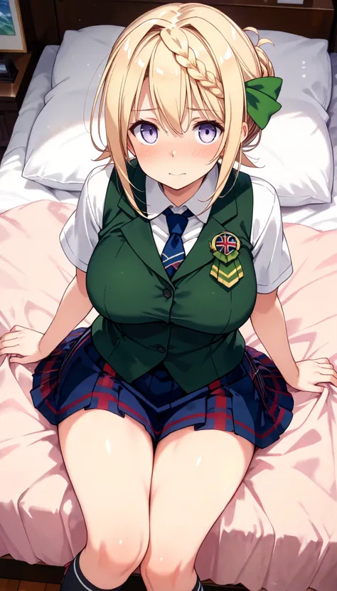 ,score_9, score_8_up, score_7_up, score_6_up, score_5_up, score_4_up、curvy,,perth (kancolle),purple eyes,, blonde hair,school uniform,