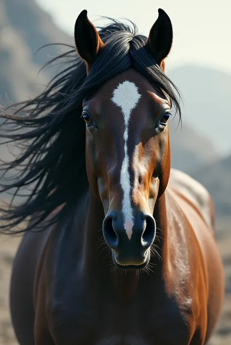 brave horse face