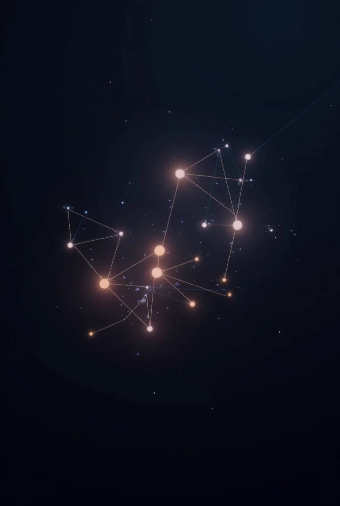 Create a constellation (3d realistic)