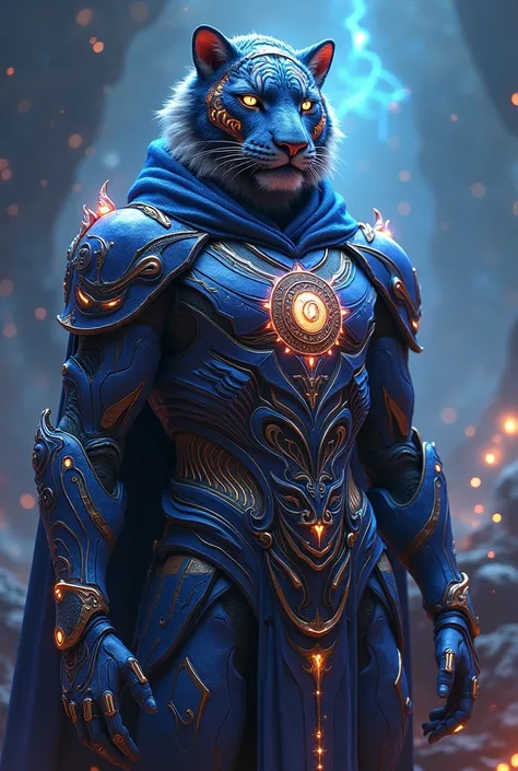 1 deities, tiger of stars,Cosmic Cybernetics, intricate detail close up of cosmic deities, fusion between cosmic and future, faceless pure galaxy Armor helm gear. 