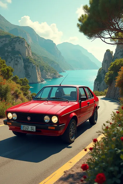 Make me a picture with a Fiat Tipo 