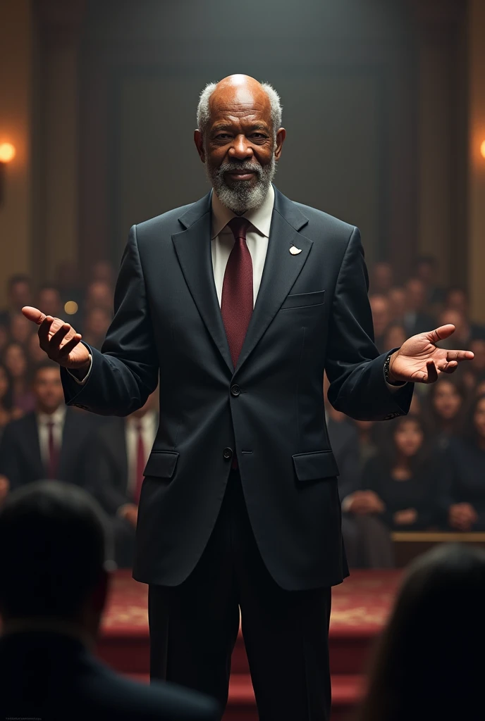  image morgan freeman performing, morgan freeman presenting 