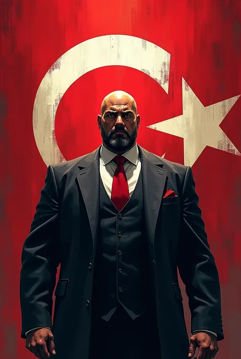 Combine marvel kingpin Turkish flag