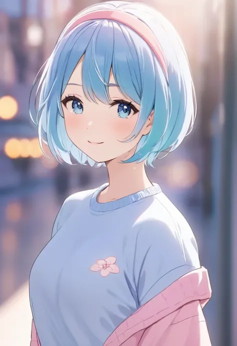 Mika-chan

【 situations 】
A detailed and vibrant anime-style illustration of a young woman (Ai-chan) looking directly at the viewer with a warm, inviting smile. Her pose is confident yet approachable, standing in a soft, dreamy background with a flowing gr...