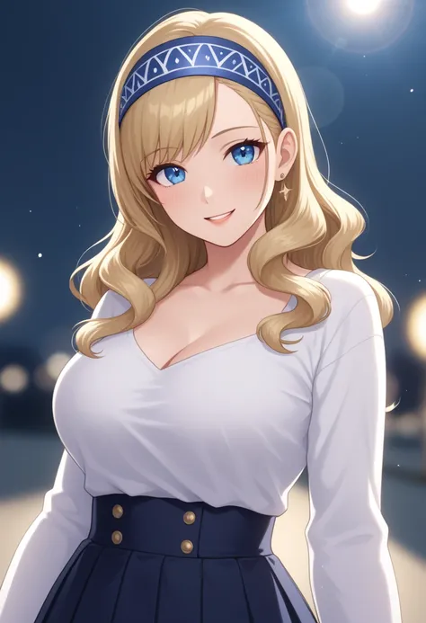  persona 

【 situations 】
A detailed and vibrant anime-style illustration of a young woman (Ai-chan) looking directly at the viewer with a warm, inviting smile. Her pose is confident yet approachable, standing in a soft, dreamy background with a flowing gr...