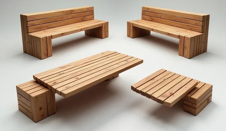  Imagine a totally disruptive project  ( and very easy to do at home )  of a garden bench whose back rotates to form a table with bench  , leve, Constructed of wood,  with a futuristic style and completely different from what exists in the market.
Showing ...