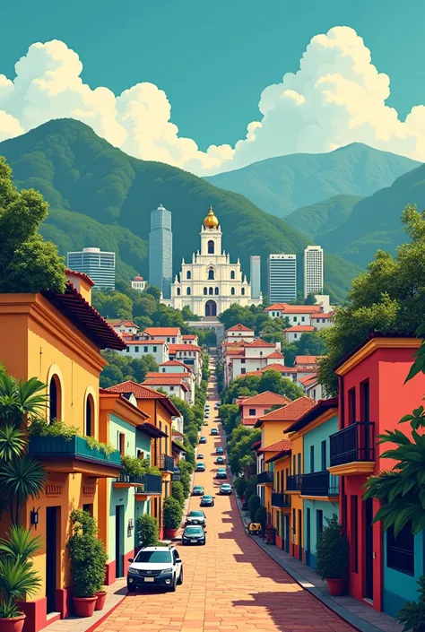 Colombia city poster 