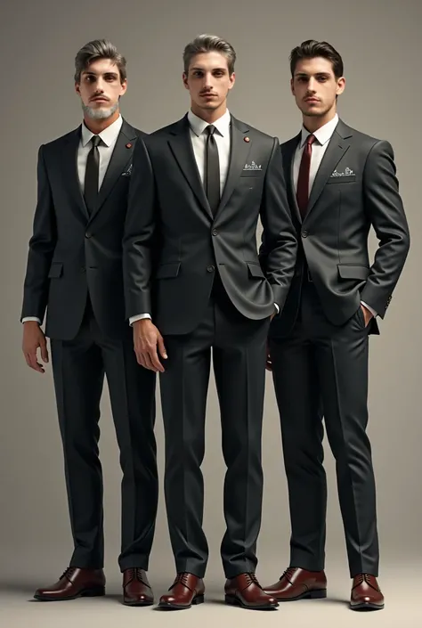 Full avatar of 3 well-dressed man