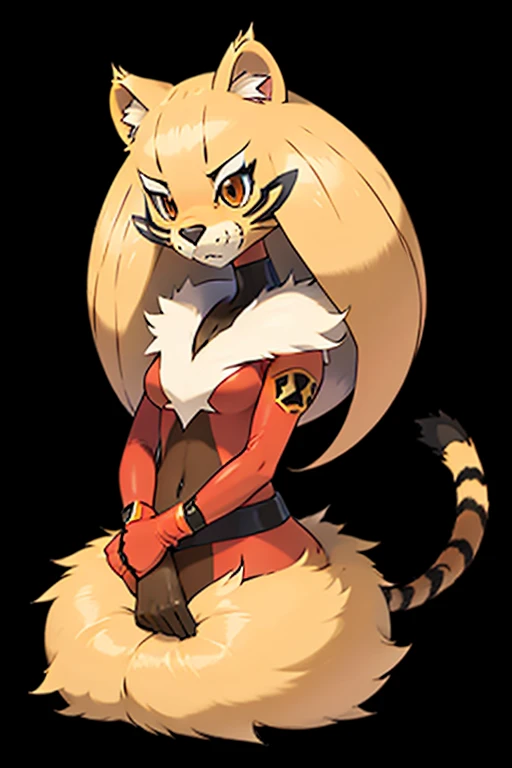 Female furry teenager shagayeg tiger pokemonai-fan style