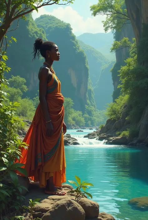 . The elders claimed it was a natural occurrence, but Adisa a young woman knew better. The river was in distress, and it needed her help.  
East Africa 