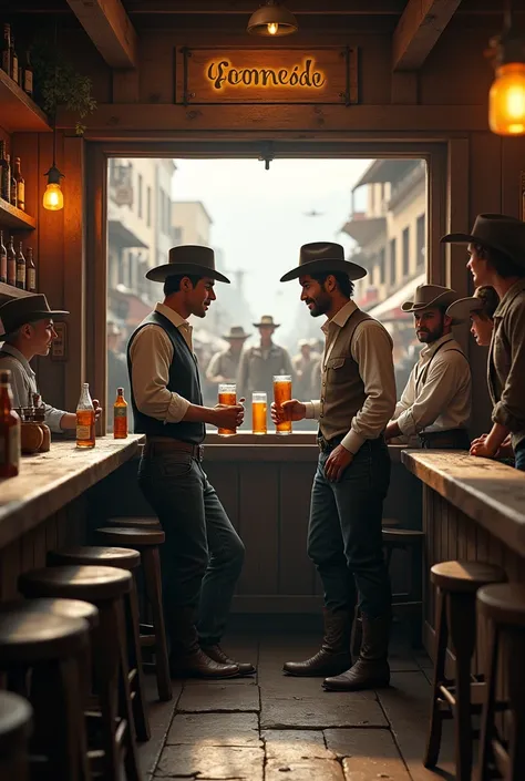 Ronaldo work in a saloon with messi