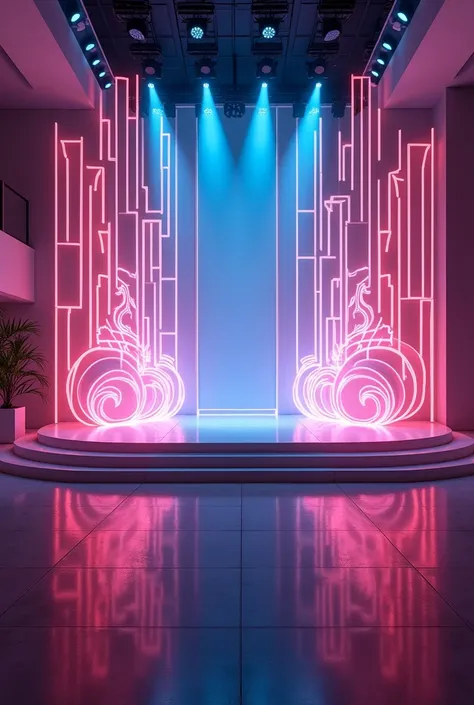  Make a music stage with Neos without an audience, I want something very beautiful 