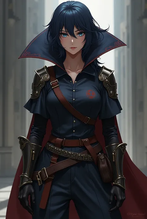 Fire Emblem Lucina wearing a Massive Popped Collar Polo