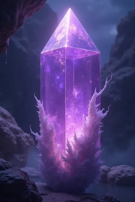 fantastic purple moon crystal