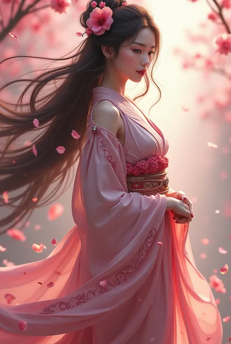 Yahime, the beautiful Japanese goddess tree that controls cherry blossoms and fire、