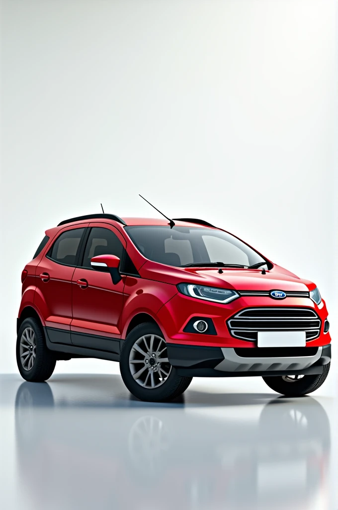 Ecosport freestyle red 2012 realistic 4k 3d