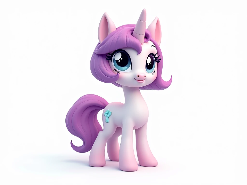 Pony, score_9, score_8_up, score_7_up, score_6_up, score_5_up, score_4_up, pony, girl, character design, pony with a bob hairstyle and bangs like Twilights, fullbody, white backgraund 


