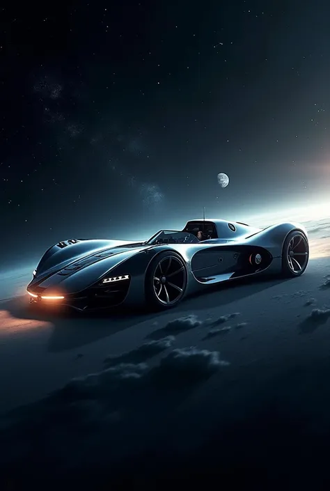 A car in space 