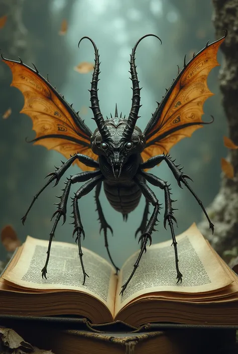 The thorn-winged, long-horned beetle comes out of all the books