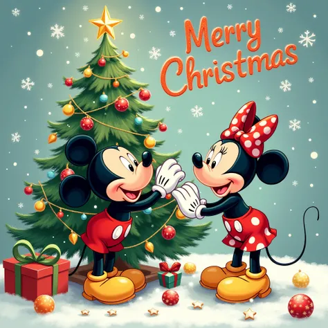  Christmas card making,Christmas tree,Mickey Mouse , Minnie Mouse ,Decorations,Big Text Badges