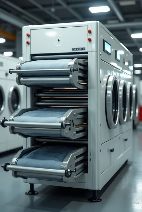 A machine that can straighten multiple clothes