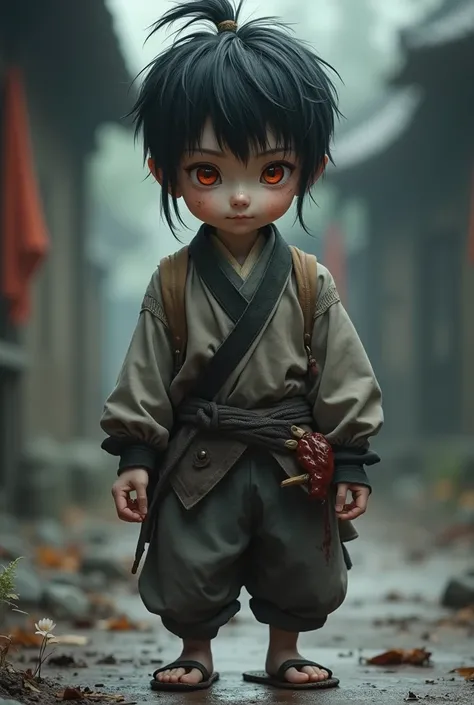  HIGH QUALITY, 8K ultra HD,  Description of Ye Tianlun  (s)
 Ye Tianlun is a boy with a thin build and small stature ,  but with a presence that feels heavier than its appearance suggests .  Her skin is pale , almost sickly, and her black hair,  messy and ...