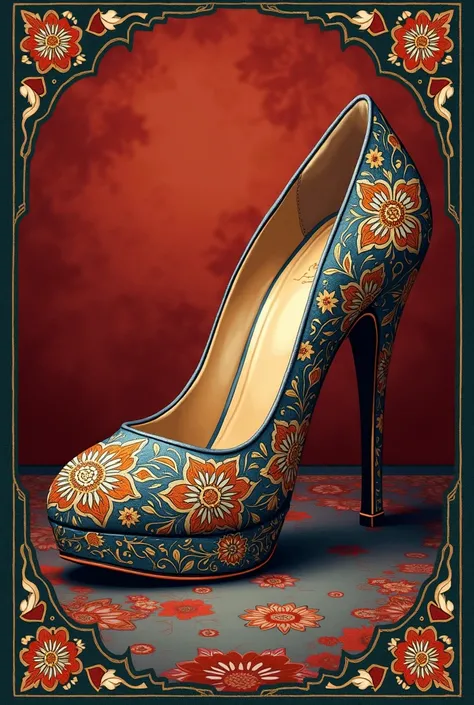 persian icon design on high heels