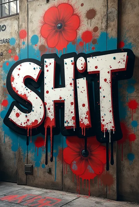 Graffiti of the word sh!t