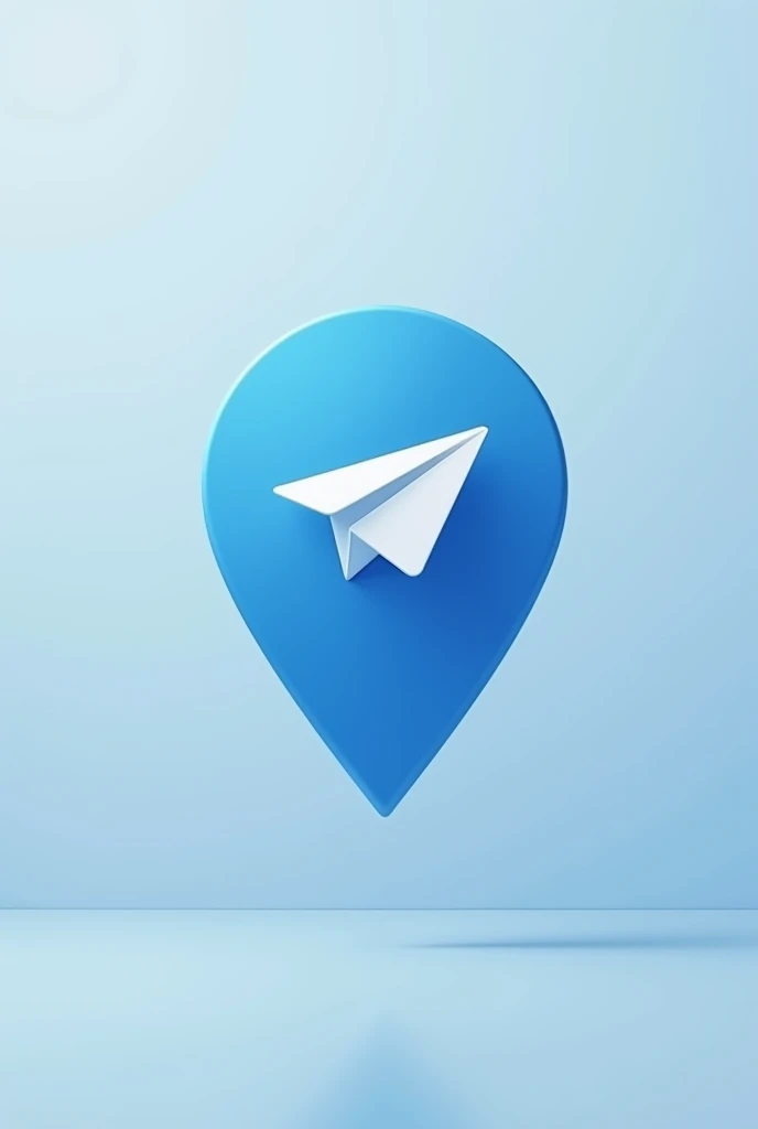 Photo of the blue Telegram symbol