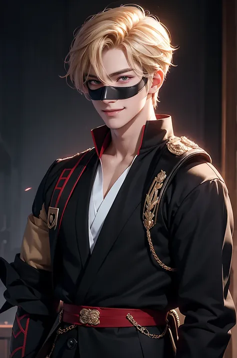 , a high school student, wears a bow and quiver on his back, and poses for a photo with hair covering one of the blonds eyes, inspired Cheng Yan Jun , Artwork in guweiz style,  A delicate bisexual prince standing nearby , Cool anime poses, Cheng Yan Jun , ...