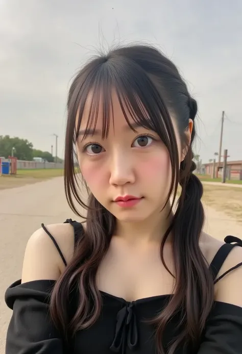 movieのポスター,single, is the most realistic, highest resolution,Face Resolution,((( braided hairstyle : 1.5)), sci-fi , sci-fi ,movie「Foundation」Based on, front view,anger,aldult, 25 year old woman, black one-sided hairstyle  , brown eyes,( reference to white...