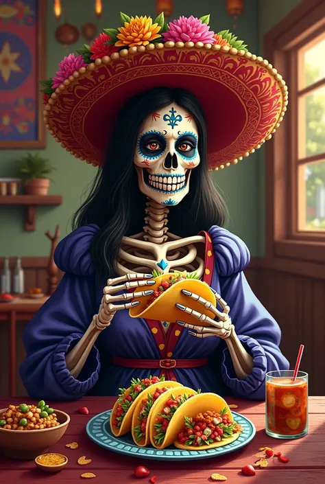 Catrina burros tacos