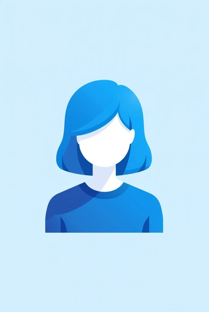 Create a logo for an app that inserts young people and teenagers into the labor market with two colors white and blue 