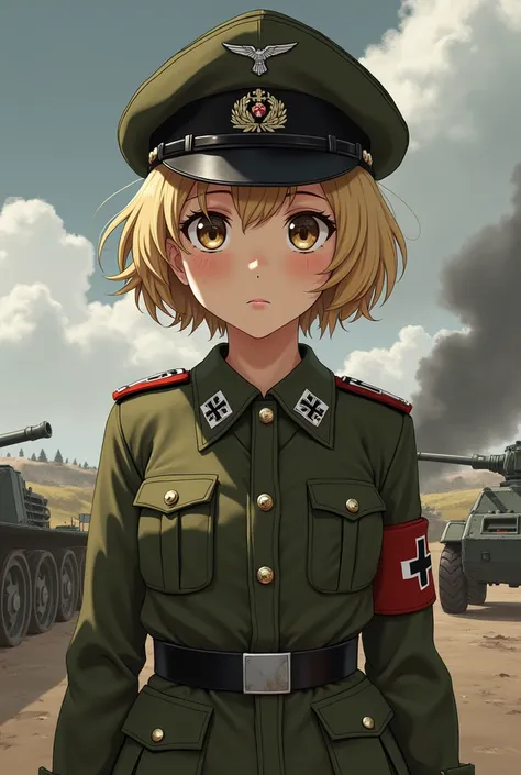 female, Deutsche Wehrmacht Uniform (anime)