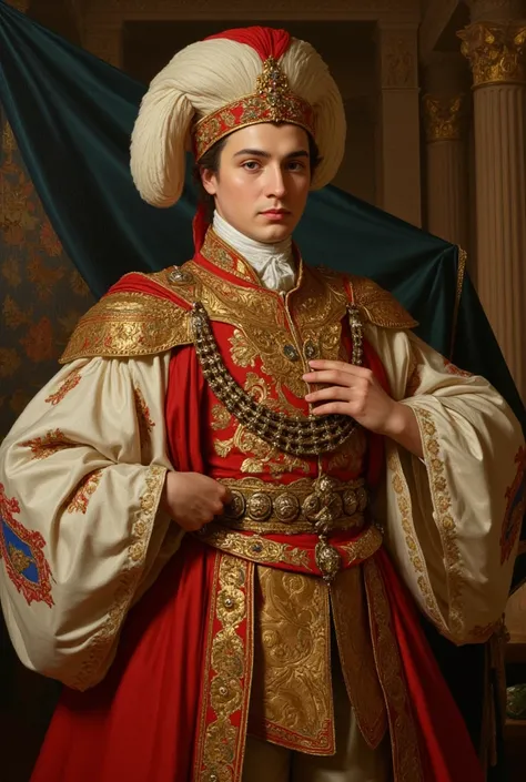 Amadeus Mozart as Ottoman Sultan