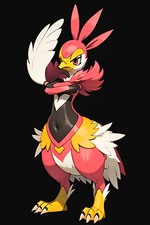 Female furry teenager chicken pokemonai-fan style 