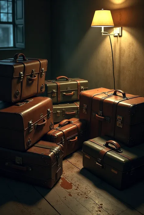 luggage in investigate room