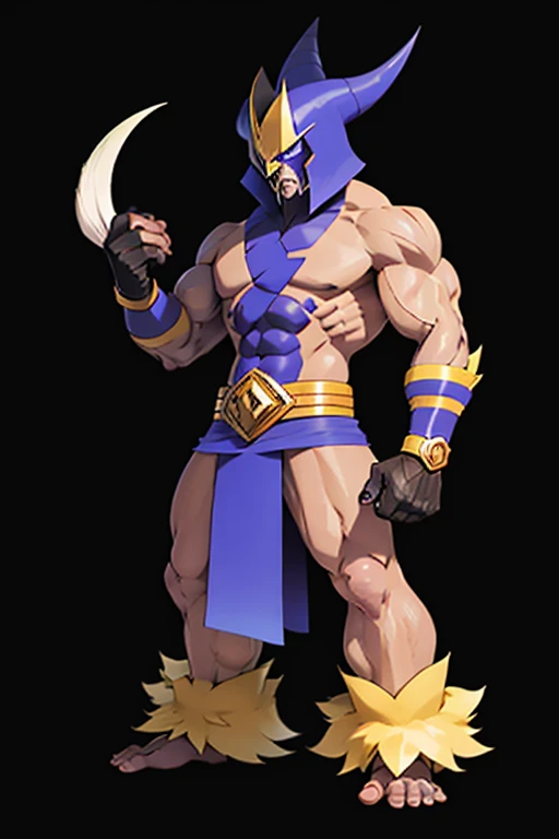 Male mummy evil villain bad guy pokemonai-fan style 